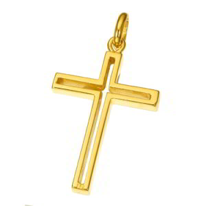 Cross K18 Gold