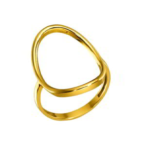 Δακτυλίδι Κ14 Χρυσό με Ζιργκόν