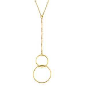 Necklace Circles K14 Gold
