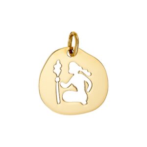 Zodiac sign "Virgo" K14 Gold