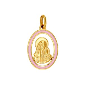 Madonna K14 Gold with Enamel