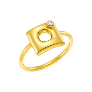 Δακτυλίδι Κ18 Χρυσό με Διαμάντια